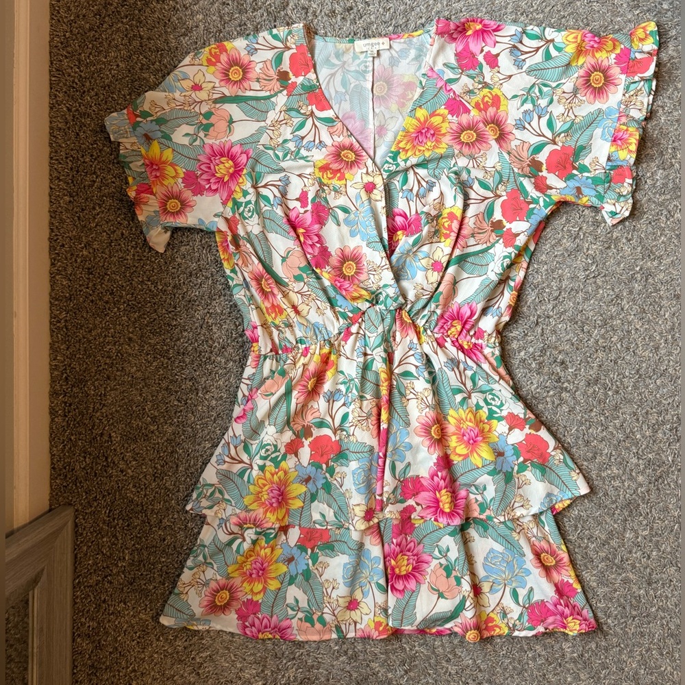 Floral mini dress